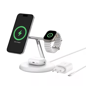 Belkin WIZ023VFBK mobiilseadme laadija Kõrvaklapid, Nutitelefon, Nutikell Must USB Juhtmevaba laadimine Siseruumides