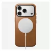 Mobiiltelefoni ümbris Nomad Modern Leather Case kate iPhone 17 Pro, 16 cm (6,3 tolli), tan, nahk ja PC/TPU