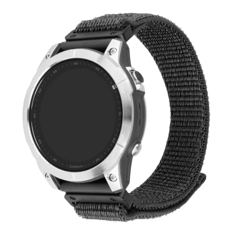 Nailonist spordirihm FIXED QuickFit 22 mm Garminile, tumehall, randmele 160–210 mm