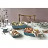 Staub 40508-172-0 Keraamiline ristkülikukujuline ahjuvormide komplekt, 3-osaline, Antique Turquoise