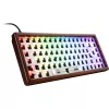 Sharkoon SKILLER SGK50 S3 Wood Barebone mängimisklaviatuur, RGB