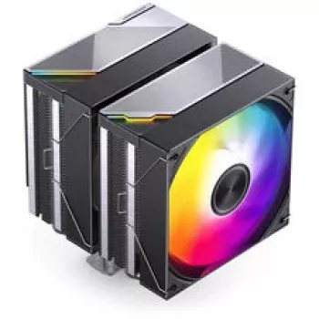 Protsessori jahuti Jonsbo CA80 Dual-Tower, 2×120mm PWM ventilaatorit, ARGB, must