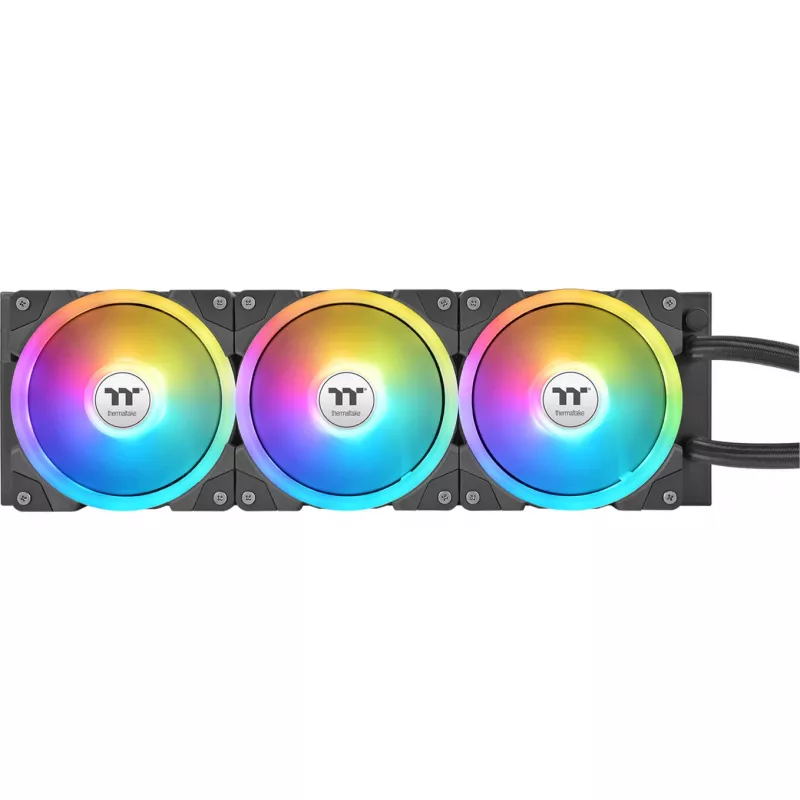 AIO vedelikjahutusega CPU jahuti THERMALTAKE MAGFloe 360 Ultra — 360 mm radiaator, RGB ventilaatorid