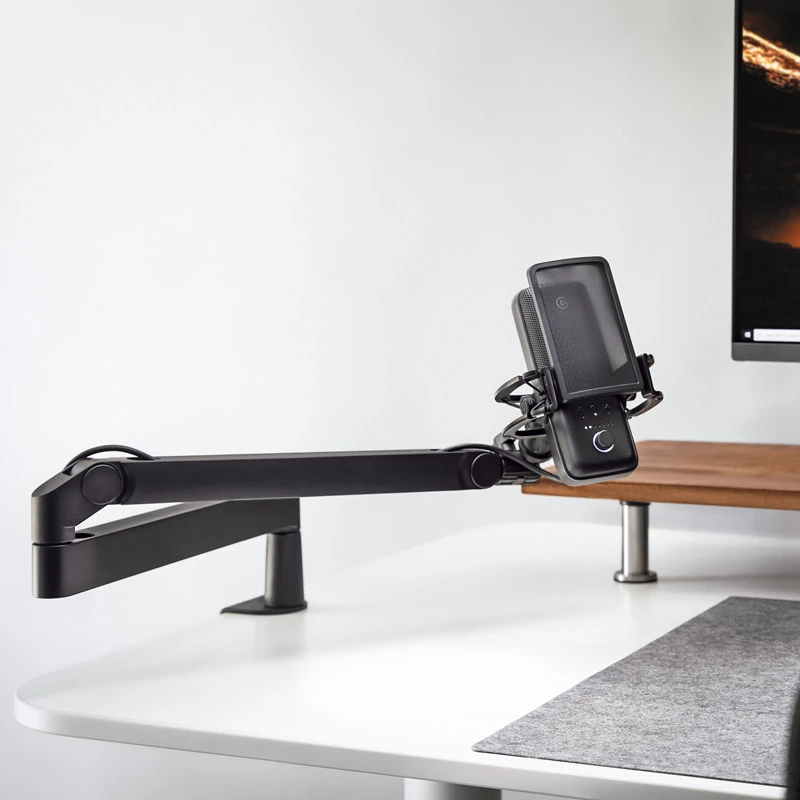 Ringhäälingu mikrofoni statiiv Elgato Wave Mic Arm LP Lauakinnitus Must 1,69 kg