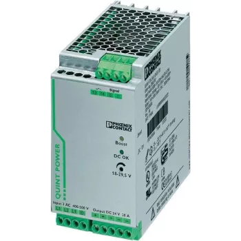 Toiteplokk PHOENIX-CONTACT QUINT-PS/3AC/24DC/20 480 W, 320–575 V AC sisend, 24 V DC väljund