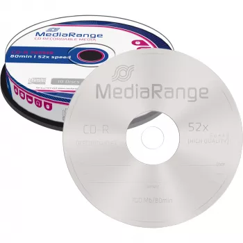 CD-R MediaRange MR214 700 MB 52x 10 tk