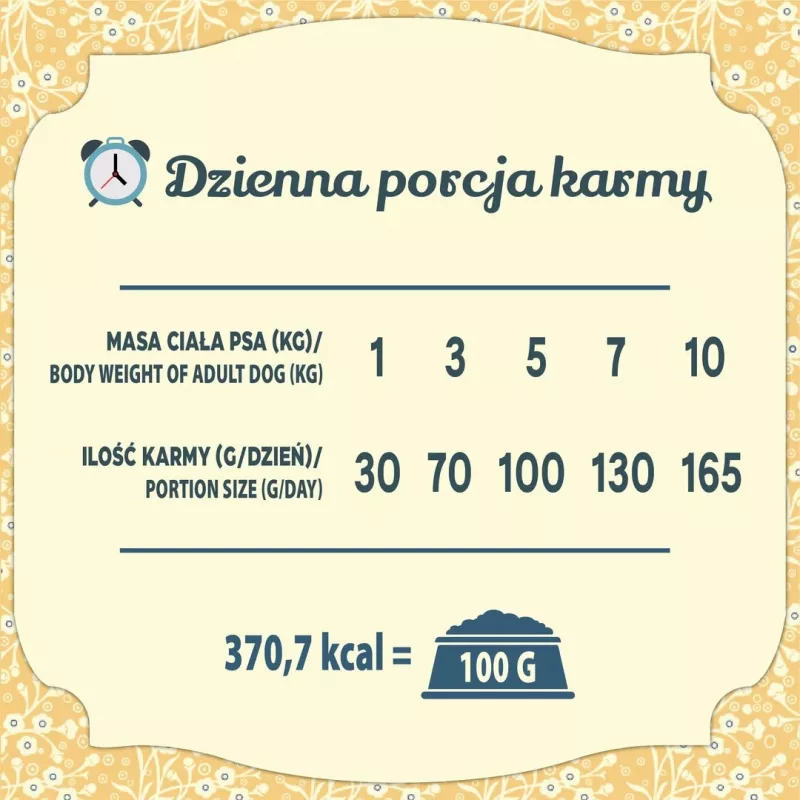 FOLK Väikest tõugu Kašuubi stiilis kalaspecialitee õunte, peterselli ja leeskputkega - kuiv koeratoit - 7kg