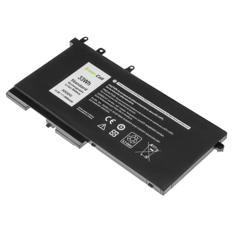 roheline Cell aku Dell Latitude 5280 5290 5480 5490 5495 5580 5590 jaoks 11,4 V 2900 mAh Li-Ion