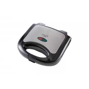 Sandwich Maker Adler AD 3015 750 W Must Hõbedane
