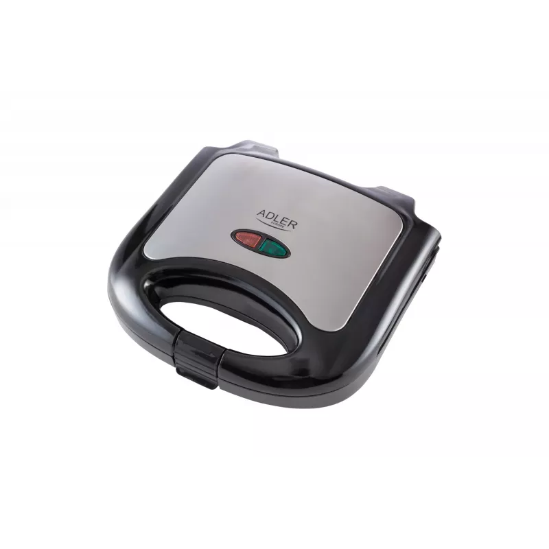 Sandwich Maker Adler AD 3015 750 W Must Hõbedane