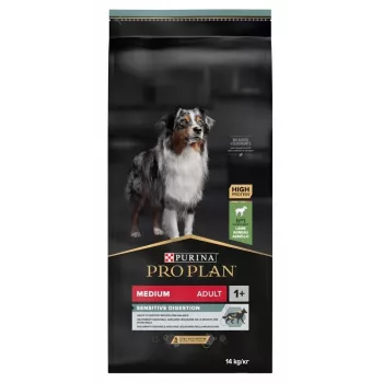 Purina Medium Adult Sensitive Digestion OPTIDIGESTiga 14 kg lambaliha