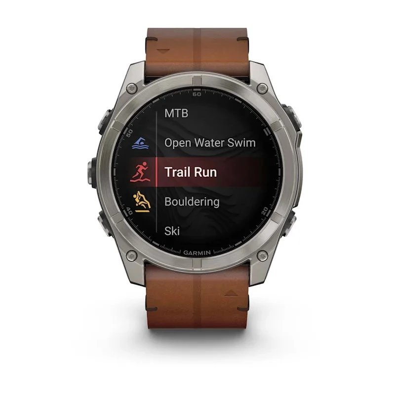 Garmin Fenix 8 3,56 cm (1,4) AMOLED 51 mm digitaalne 454 x 454 pikslit puutetundlik titaan Wi-Fi GPS (satelliit)
