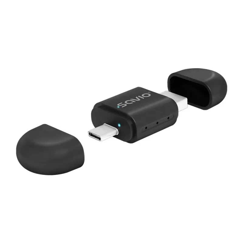 Juhtmevaba heli edastaja Savio TR-17 Bluetooth USB 10 m Must