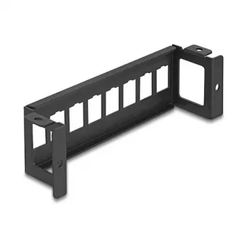 Jaotuspanel DeLOCK 86516 Must Metall Seinakinnitus 50mm x 41.6mm x 175mm