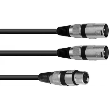 Audio kaabel XLR 3-pin 2 x XLR 3-pin Must Omnitronic 30225203