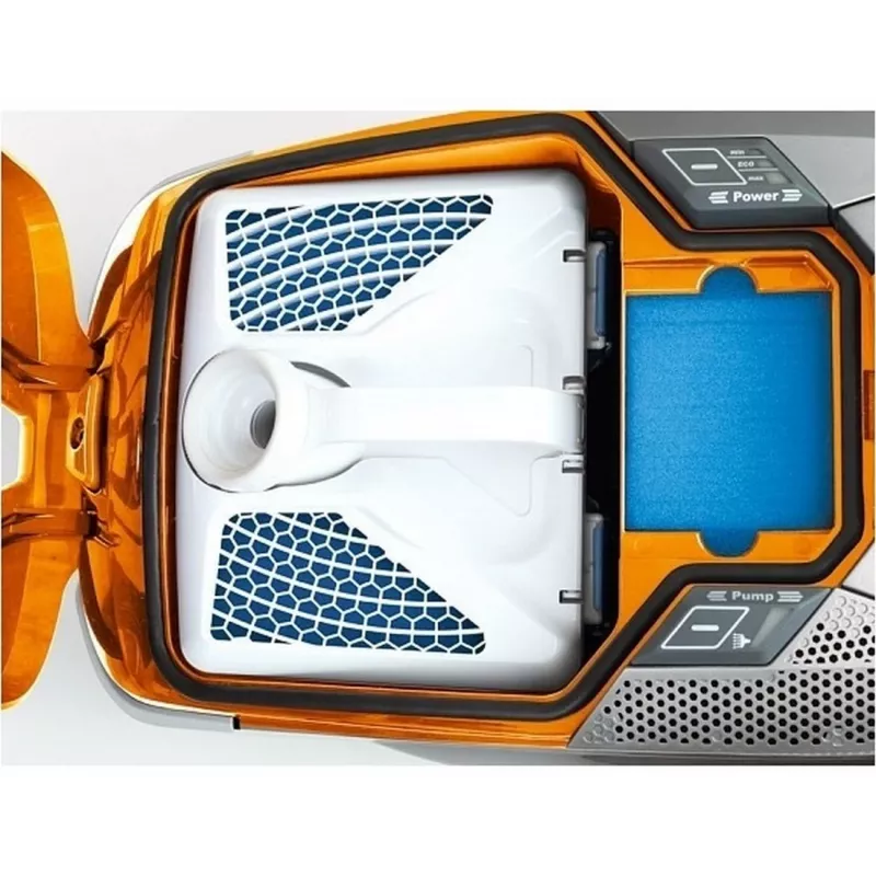 Silindertolmuimeja THOMAS Aqua + Pet & Family 1,8 L — kuiv- ja märgpuhastus, 1700 W, oranž/hall