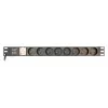 EnerGenie EG-PDU-014-F riiulitoitejaotusseade (8 FR-pistikupesa, 1U, 16A, Schuko-pistik, 3m, must)