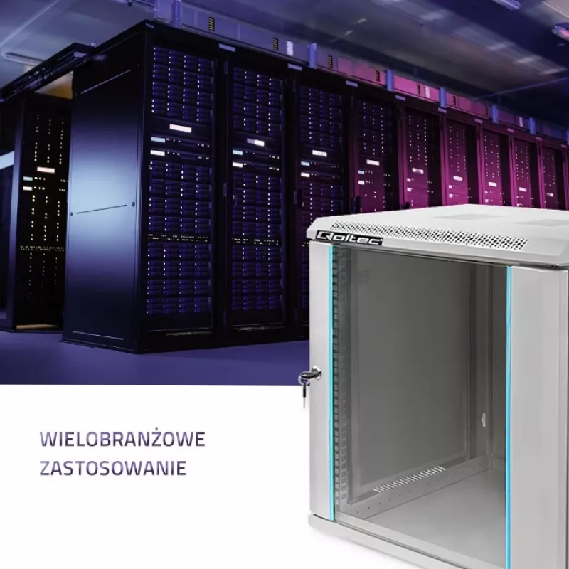 Qoltec 54487 RACK-kapp 19 | 12U | 600 x 635 x 600
