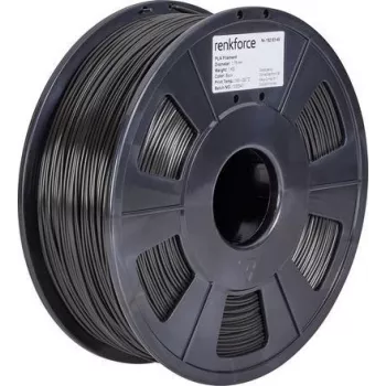 Renkforce RF-4511188 3D-printimismaterjal polüpiimhape (PLA) must 1 kg (RF-4511188)