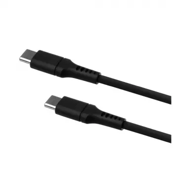 USB-C–USB-C kaabel FIXED FIXDLS-CC12-BK, 1,2 m, 60 W toide ja andmeedastus