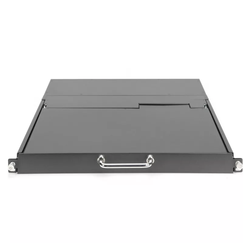 Digitus 17-tolline HD LCD KVM-konsool 16-pordiline HDMI saksa klaviatuur