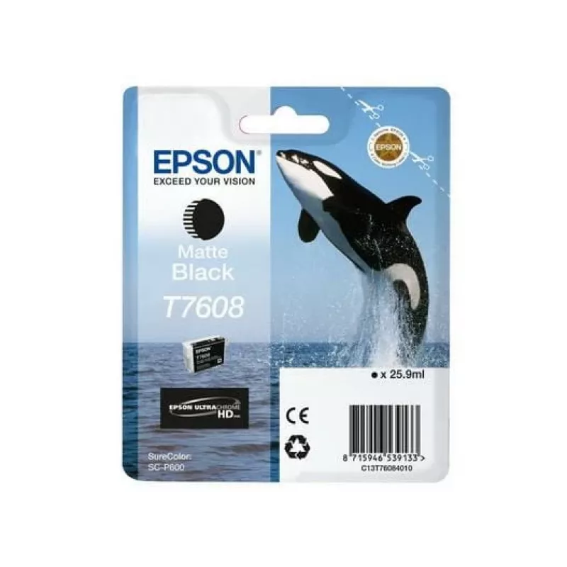 Epson C13T76084N10 tindikassett 1 tk Originaal Matt must