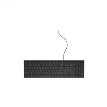 DELL Juhtmega klaviatuur - KB216 - Norra (QWERTY) - Must, Täissuuruses (100%), Juhtmega, USB, QWERTY, Must