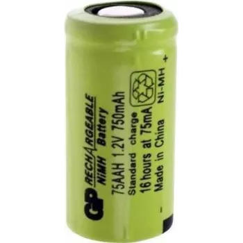 Taaslaetav NiMH AA aku GP GP75AAH 1.2V 750mAh