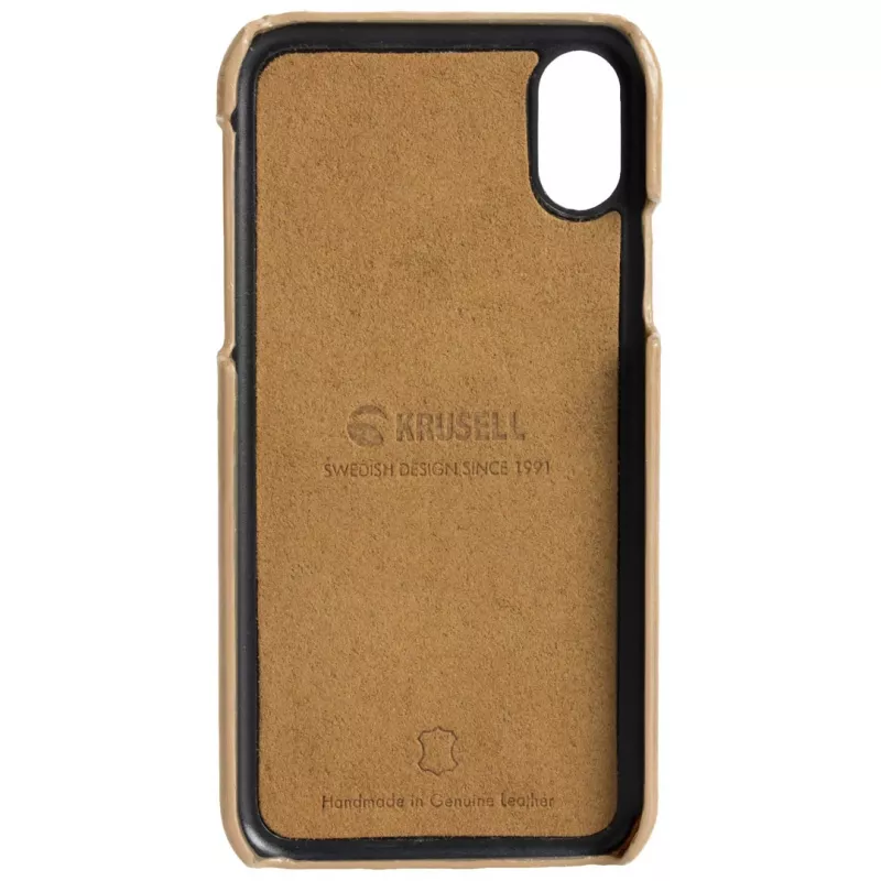 Krusell Sunne 2 Card Cover iPhone XS Max 16.5 cm beež
