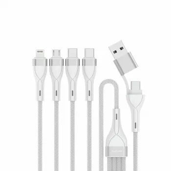 4smarts 541024 USB-kaabel 1,2 m USB A/USB C USB C/Micro USB-A/Lightning Valge (541024)