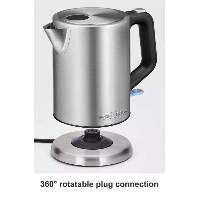 ProfiCook PC-WKS 1106 1l 2200W Must - Roostevaba teras Elektriline veekeetja (501106)