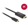 Video kaabli adapter USB USB-C HDMI DeLOCK 85258