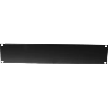 Esipaneel Omnitronic Z-19U Steel Must 2U — terasest 19-tolline rack-paneel, 2U kõrgus