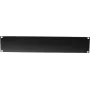 Esipaneel Omnitronic Z-19U Steel Must 2U — terasest 19-tolline rack-paneel, 2U kõrgus