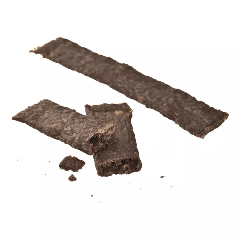 Koeramaiused PETITTO Monoprotein Meat Strips — hirveliha, hüpoallergeenne maius, 400 g, tera- ja sojavaba