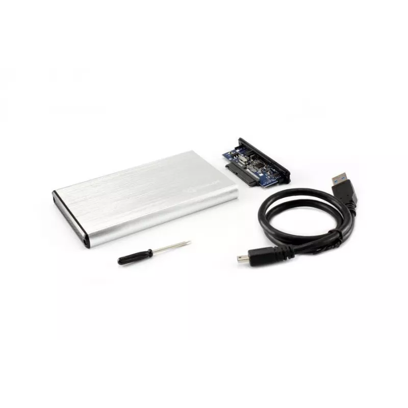 Sbox HDC-2562W 2,5-tolline väline kõvaketta korpus kookosvalge