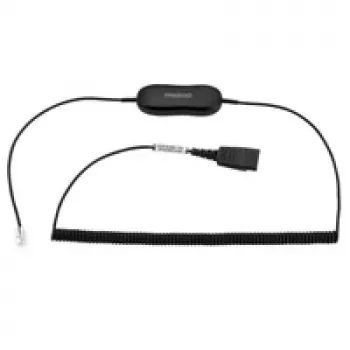 Jabra GN1218 AC 2m, keerdkaabel, must