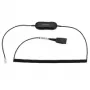 Jabra GN1218 AC 2m, keerdkaabel, must