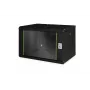 Seinale kinnitatav kapp Digitus DN-19 07-U-SW