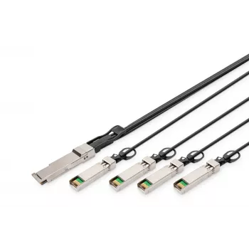 Digitus 40G QSFP+ to 4XSFP+ Direct Attach kaabel 3m