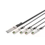 Digitus 40G QSFP+ to 4XSFP+ Direct Attach kaabel 3m