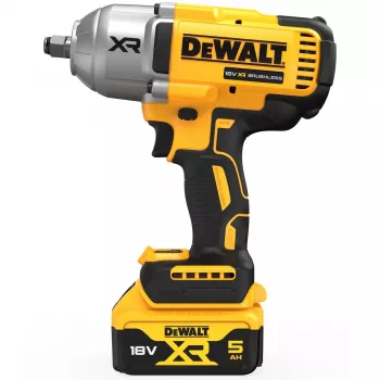 Löökvõtmevõti DeWALT DCF900P2T-QW 1/2-tolline harjadeta 18 V, 1898 N·m, 5 Ah aku, 2 akut, laadija, ümbris
