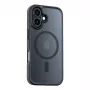 Torras Guardian Magnetic Series kaitseümbris iPhone 16 Plus jaoks – must, magnetalusega paigaldus, õhuke profiil