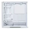 MidiTower arvutikorpus Lian Li LANCOOL 207 — valge, läbipaistev paneel, toetab ATX/MicroATX/MiniITX, ilma toiteplokita