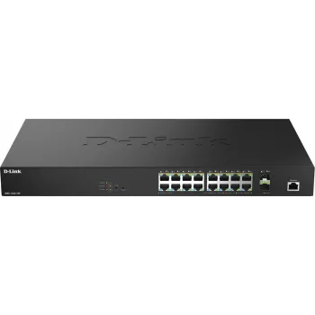 D-Link 18-pordiline 2,5G multi-gigabit PoE++ nutikas hallatav lüliti 2 x 10G SFP+ pordiga