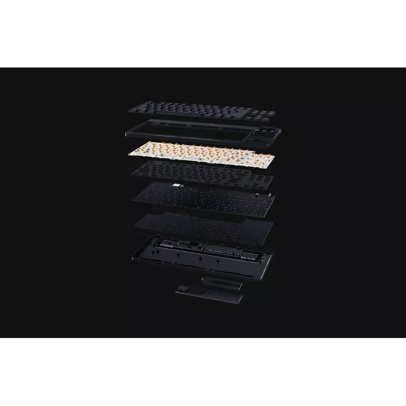 Razer MustWidow V4 Low-Profile Tenkeyless HyperSpeed klaviatuur Gaming USB RF Wireless Bluetooth QWERTY US International must