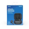 SAVIO kõrvasisene TWS-peakomplekt TWS-12, Bluetooth 5.3, sisseehitatud mikrofon, must