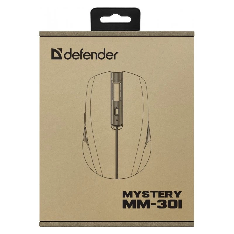 hiir DEFENDER MYSTERY MM-301 RF+BT lilla 1600dpi 6P