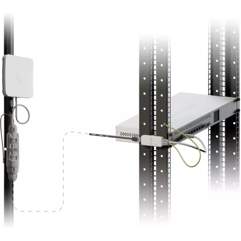 Mikrotik RBGESP piksekaitse must