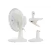 Adler | Klambriga ventilaator | AD 7317 | Lauaventilaator | Valge | Läbimõõt 15 cm | Kiiruste arv 2 | 30 W